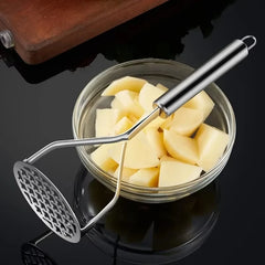 Home kitchen small tools, creative mud press, mashing machine, mud juice machine, stainless steel potato crusher, fruit pushing