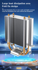 CPU Air Cooler X79 X99 3Pin/4Pin PWM Processor Cooling Fan For Intel LGA 1366 1151 1155 1200 1700 2011 AMD AM3 AM4 AM5