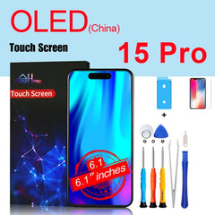 PINZHENG High Quality Screen INCELL LCD OLED For iPhone 14 Pro 15 Plus 13 Pro Max Display For iPhone Replacement With Tools
