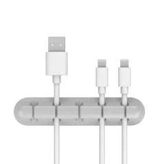 منظم كابلات USB من السيليكون من NNBILI، لفاف الكابل، مشابك إدارة سطح المكتب، حامل كابلات للفأرة وسماعات الرأس، منظم أسلاك