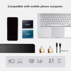 XIKCU Portable Hard Drive 16TB Solid Disk High Speed External Hard Disk USB 3.1 Type-C Solid State Drive for PC/Phone/Loptop