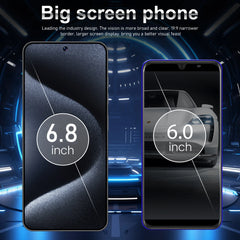 Global Vision 5G Smartphone Android Note 16 Pro 6000mAH 12GB RAM 256G ROM 6.8Inch 1920x1080HD 24+48MP MTK10 Core 4G Mobile Phone