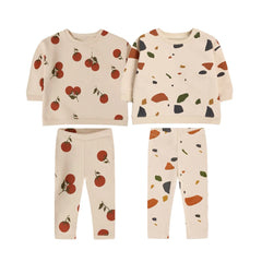Fashion Baby Clothes Set Spring Autumn Toddler Baby Girl Casual Tops Sweater + Pants Baby Boy Clothing Outfits