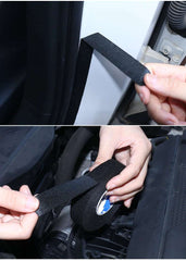 15M Heat-resistant Adhesive Cloth Fabric Tape For Car Auto Cable Harness Wiring Loom Protection Mute To Eliminate Abnormal Noise