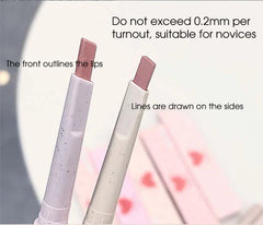 Gege Bear Soft Matte Lip Liner - Defines Lips, Long-Lasting, and Won't Smudge in Natural Pink