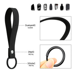 Car Key ring Suede Rope keychain Metal Wheel Tire Valve Caps For Citroen C1 C2 C3 C4 C5 C6 C8 C4L DS3 DS4 DS5 DS5LS DS6