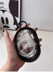 Portable Mini Zipper Storage Bag Keychain Box Organizer For Earphones Chargers Bags  A Gift for My Girlfriend Case