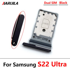 SIM Card Tray Slot Holder Adapter Accessories For Samsung S22 / S22 Plus / S22 Ultra