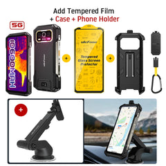 هاتف Ulefone Armor 27T Pro 5G Rugged Phone 10600mAh Android 14 هاتف ذكي 50MP + 64MP كاميرا ليلية 6.78 بوصة 120 هرتز 24GB + 256GB NFC Mobile