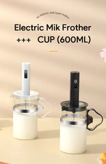 MINI Coffee Frother USB Rechargeable 3 Speeds Foam Maker Coffee Milk Mixer Electric Handle Blender Egg Beater Hot Cooking Tools