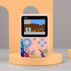 G5S 2.4 Inch Video Game Console Mini Portable Retro TV Handheld Game Player Built-in 500 Games AV Output Support 2 Player
