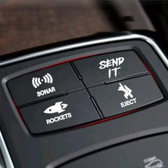 15pcs/Set Creative Car Switch Button Stickers Dashboard Console Label Decals Self-Adhesive Decorations For Car Truck