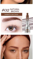 1 PC 3D Eyebrow Gel Dyeing Cream with Brush Long-lasting Air-cushion Dye Brows Tint Long-lasting Natural Makeup Eyebrow Enhancer
