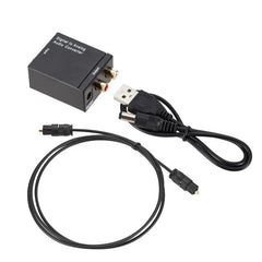 Digital fiber coaxial to Analog Digital to Analog decoding digital to analog audio converter