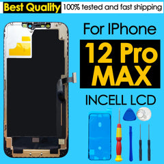 High quality AAA incell LCD For iPhone 12 Pro MAX Display Touch Screen Replacement Digitizer Assembly Repair parts Wholesale