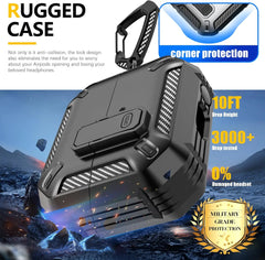 غطاء قفل أمان لهاتف Samsung Galaxy Buds 3 Pro Buds3 Buzz 3 Pro Case مقاوم للصدمات لهاتف Samsung Buds 3 Pro Sleeve مع خطاف