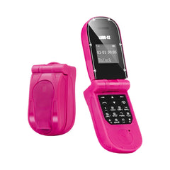UNIWA J30 2G هاتف محمول صغير قابل للطي ببطاقة واحدة صدفية زر ضغط لاسلكي بلوتوث اتصال صوتي سحري سماعة أذن بدون استخدام اليدين