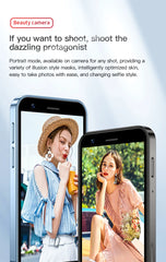 هاتف SOYES XS16 Mini 4G LTE صغير الحجم، ذاكرة وصول عشوائي 3 جيجابايت، سعة تخزين 64 جيجابايت، نظام تشغيل Android10.0، شاشة 3 بوصات، كاميرا 5 ميجابكسل، شريحتي اتصال، متجر Play، واتساب