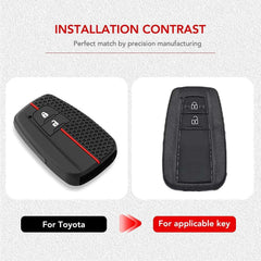 Silicone Key cover case for Toyota Camry RAV4 Highlander Avalon C-HR Prius Corolla GT86