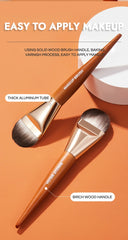 Hot Sale Flat Head Makeup Brush GECOMO Foundation Brush Quickly Apply Foundation Makeup