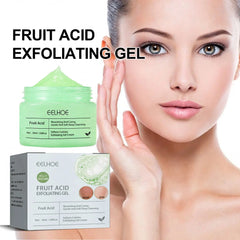 Fruit Acid Exfoliating Gel For Face Body Cleaning Soften Skin Deep Cleansing Nourish Dead Skin Blackhead Remover Scrub Gel 30ml