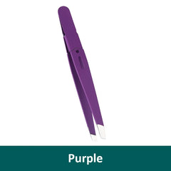Eyebrow Tweezer 1 Piece Colorful Hair Beauty Fine Hairs Puller Stainless Steel Slanted Eye Brow Clips Removal Makeup Tools