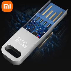 محرك أقراص فلاش معدني XIAOMI بسعة 2 تيرابايت USB 3.2 فائق السرعة لنقل البيانات، محرك أقراص USB صغير من النوع C، محرك أقراص USB مقاوم للماء