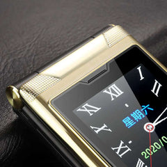 Yeemi G10-C 2G GSM Dual SIM Dual Screen Flip Feature Phone Big Fronts For Elder 2.8 inch FM Mp3/Mp4 Bluetooth Cheap Cellphone