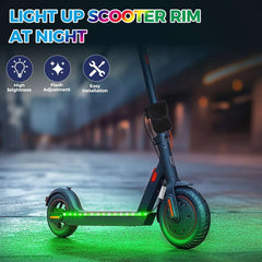 RGB Led Strip Lights for Scooter and Bicycles Safety Warning Lights, Battery Powered Lights for Night Riding Outdoor Racing