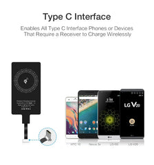 Wireless Charger Receiver Phone Charger Coil USB-C For iPhone 5 5s 6 6s 7 7 Plus Xiaomi Samsung Micro USB Type C Fast Receptor