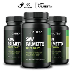 Daitea Saw Palm Capsule Prostate Health Supplement Support Urinary Tract Health Support Bladder Health Promote Hair Growth