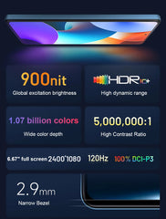 هاتف Xiaomi Redmi Note 12 Pro 5G الذكي العالمي بذاكرة قراءة فقط ROM ومعالج MTK Dimensity 1080 وشاشة OLED مقاس 6.6 بوصة وكاميرا 50 ميجابكسل وبطارية 5000 مللي أمبير في الساعة وشحن سريع 67 واط