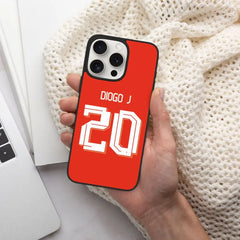 Diogo Jota Soccer Football Phone Case For iPhone 15 Pro TPU Shockproof Phone Cover