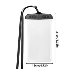 Cell Phone Waterproof Pouch Waterproof Cell Phone Case Dry Bag Touchscreen Function Transparent For Travel Rainy Cruise Ship