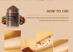 220g Body Scrub Deep Cleansing Skin Care Hydration Moisturizing Scrub Skin Deep Pore Cleansing Exfoliator Whitening Body Scrub