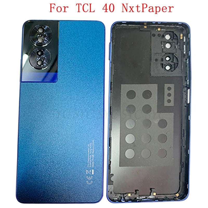 Back Cover Rear Door Case Housing For TCL 40 NxtPaper T612B Battery Cover with Camera Lens Repair Parts