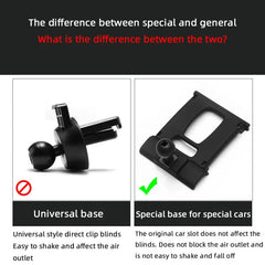 For BMW 3 5 7 Series X2 X3 X4 X5 X6 X7 E46 E60 E90 F10 F30 G20 Car Mobile Phone Holder Base Fixed Air Outlet Bracket Accessory