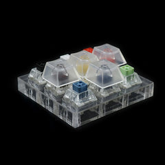 10Pcs Transparent ABS Keycaps Mechanical Keyboard Matte Backlit for Key caps For Cherry Gateron Kailh
