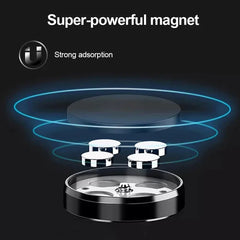حامل هاتف مغناطيسي للسيارة، حامل هاتف عالمي للسيارة، مناسب لأجهزة iPhone وXiaomi وHuawei وSamsung ولوحة القيادة، ملصق مغناطيسي مثبت على الحائط للسيارة