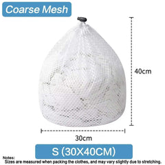 1PC Mesh Laundry Wash Bag – Machine Washable with Drawstring, Reusable & Travel-Friendly for Blouses, Stockings & Underwear