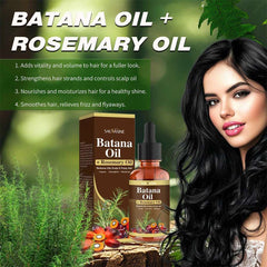Batana Oil Rosemary Oil For Hair Growth Strengthen Roots Nourish Scalp Smooth Frizzy Repair Split Ends Hair Care Essential Oil