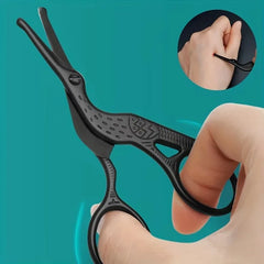Facial Hair Scissors Rounded Professional Stainless Steel Mustache Nose Hair Beard Eyebrows Eyelashes Trimming Clippers