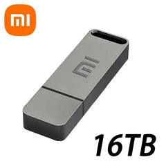 Xiaomi 16TB USB 3.2 Flash Drive 8TB Type-C Interface Metal Real Capacity Memory Stick High Speed Pen Drive Flash Memory U Disk