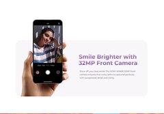 هاتف OUKITEL P1 الذكي بشاشة AMOLED مقاس 6.7 بوصة وذاكرة وصول عشوائي (8 جيجابايت) وذاكرة تخزين داخلية سعة 256 جيجابايت ونظام تشغيل MTK Helio G99 وأندرويد 14 الإصدار العالمي وكاميرا بدقة 50 ميجابكسل وبطارية 5150 مللي أمبير في الساعة وتقنية NFC