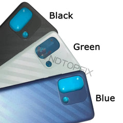 غطاء خلفي جديد لهاتف Xiaomi Redmi 12C، غطاء وغطاء وغطاء خلفي، وغطاء خلفي، وأجزاء بديلة لهاتف Redmi12C، وغطاء وغطاء خلفي للبطارية