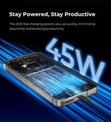 هاتف Oukitel WP200 Pro 5G Modular RuggedPhone القابل للفصل وسماعة الأذن - ساعة ذكية 72 جيجابايت + 1 تيرابايت MTK8200 هاتف ذكي وكاميرا 108 ميجابكسل