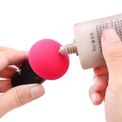 Cosmetic Puff Powder Brush Round Head Mushroom Shape Handle Makeup Foundation Sponge Concealer Smooth Dry &Wet Beauty Tool
