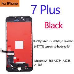 AAA+++ Quality For iPhone 5 5s 5c 6 7 LCD Display Touch Screen For 6s 7 8 Plus SE 100% Brand New LCD Digitizer tempered+Gifts