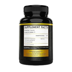 10000mg Himalayan Pure Shilajit 150 Capsules - With Fulvic Acid &85+ Trace Minerals Complex For Energy Promoting Hormone Balance
