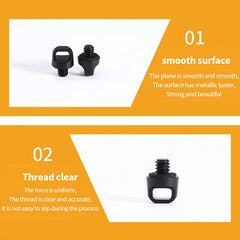 1/4 Inch Lanyard Screw D Ring Handle Shoulder Strap Mount Adapter Digital Camera Photo Studio Accessories for SLR Camera Tripod